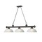 Z-Lite Cordon 3 Light Billiard, Bronze & White Linen 2306-3BRZ-DWL14 - alternate 5